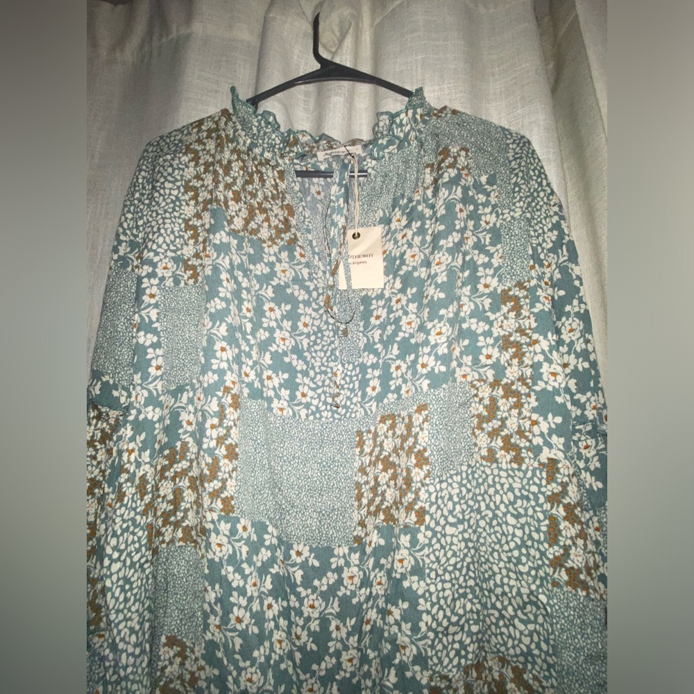 Floral Patchwork Blouse - Picture 3 of 3